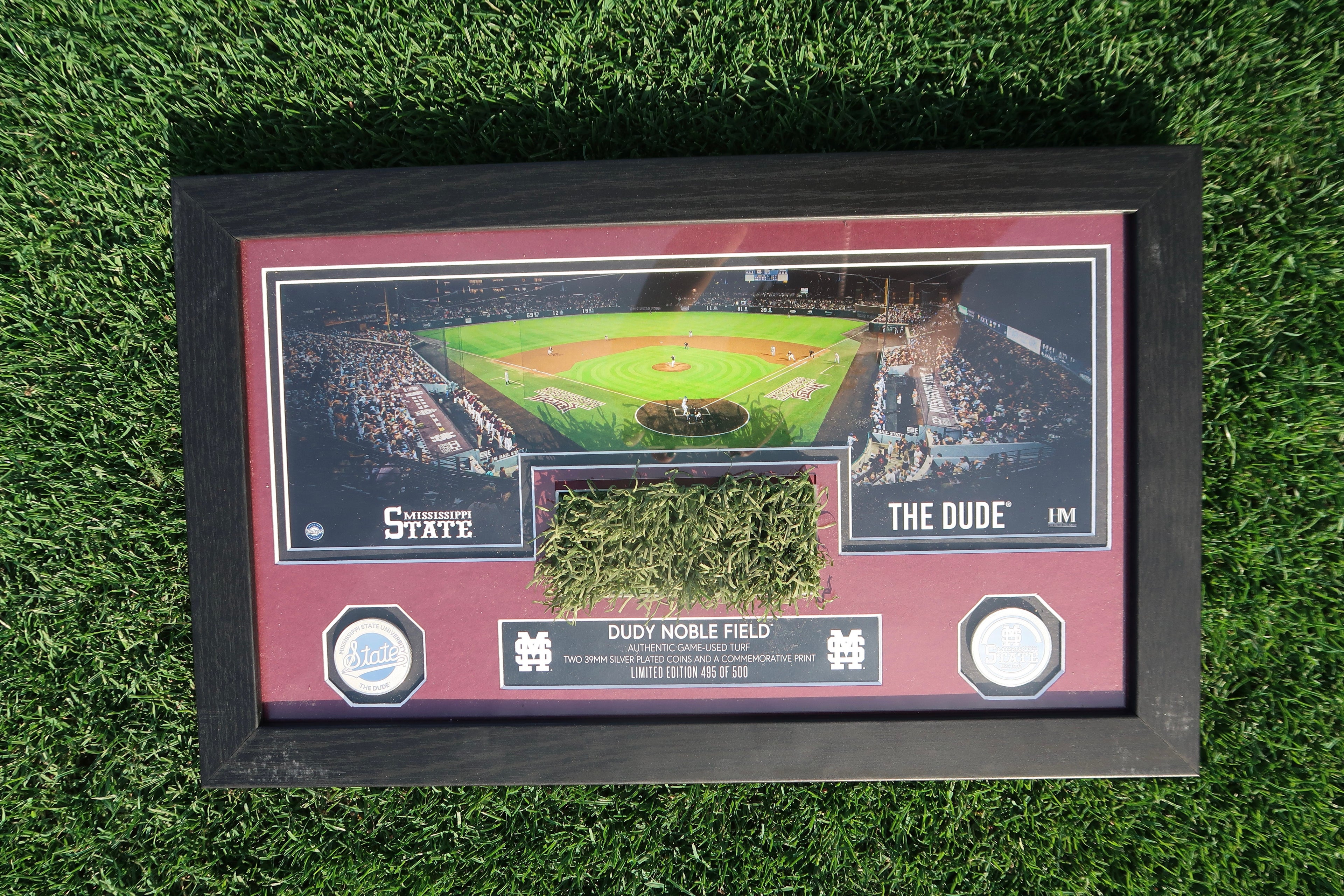 LIMITED EDITION: Commemorative pieces of Dudy Noble Field Turf