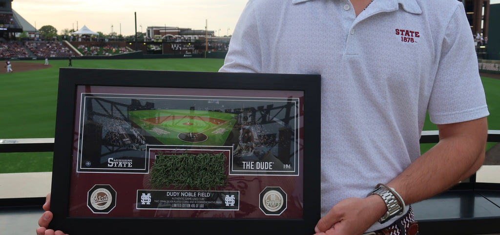 LIMITED EDITION: Commemorative pieces of Dudy Noble Field Turf