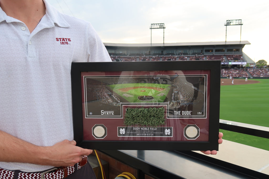 LIMITED EDITION: Commemorative pieces of Dudy Noble Field Turf