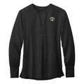 ADULT Women's Brooks Brothers® Women's Open-Neck Satin Blouse