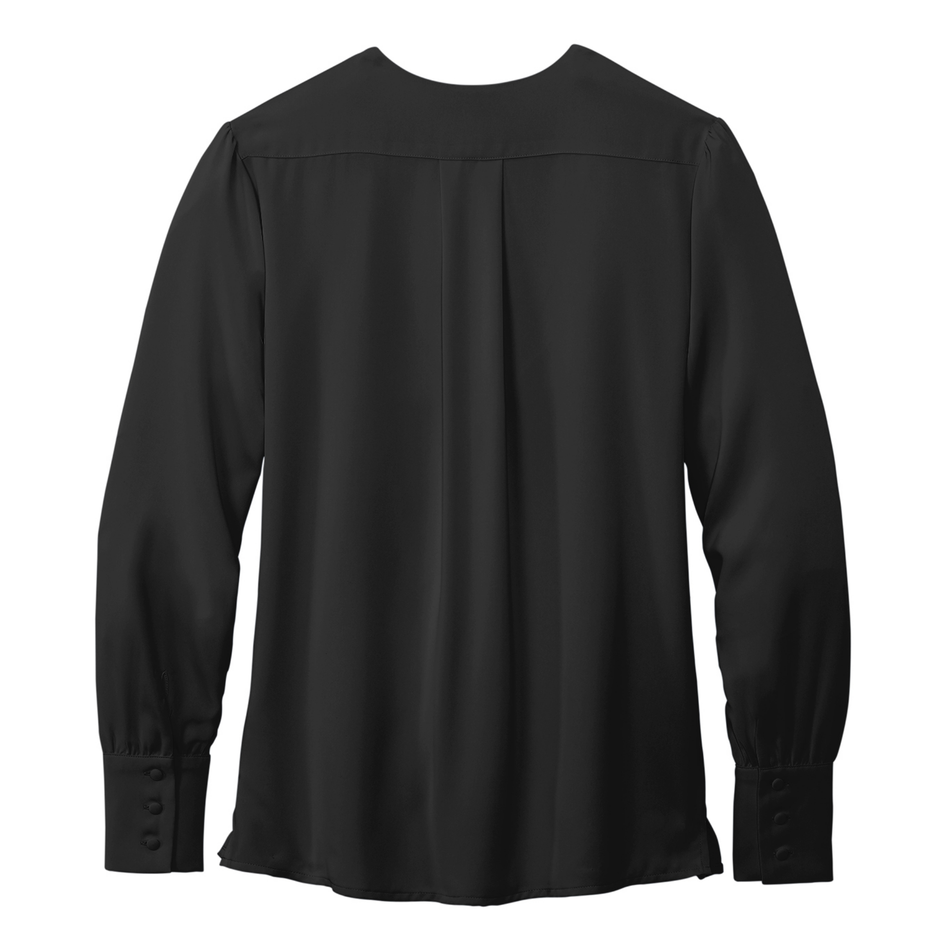 ADULT Women's Brooks Brothers® Women's Open-Neck Satin Blouse
