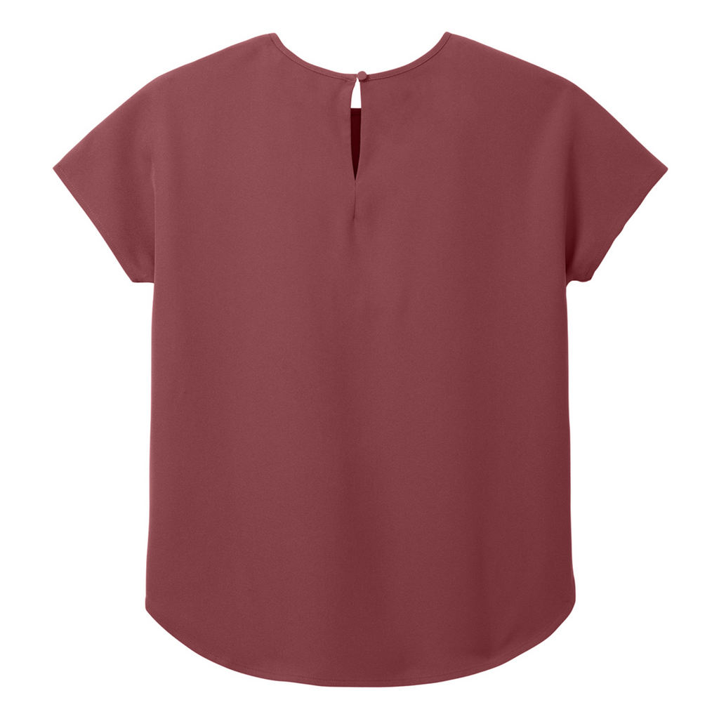 ADULT Women's Mercer+Mettle® Stretch Crepe Crew Blouse