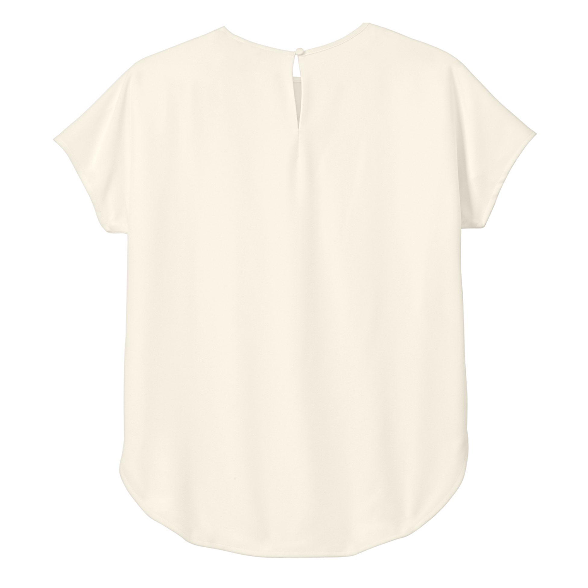ADULT Women's Mercer+Mettle® Stretch Crepe Crew Blouse - Ivory
