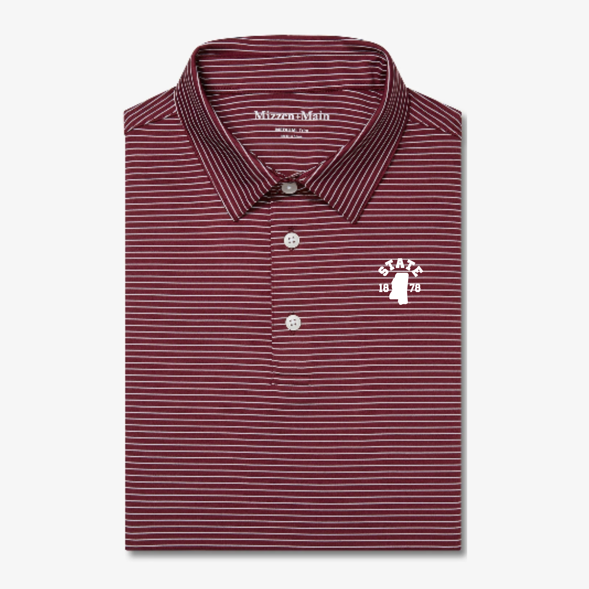 ADULT Men's Mizzen+Main Versa Alternating Striped Polo