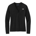 ADULT Women's Brooks Brothers Cotton Stretch V-Neck Sweater